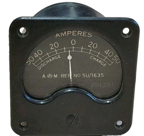 Raf ww2 ammeter - 5u, 1635