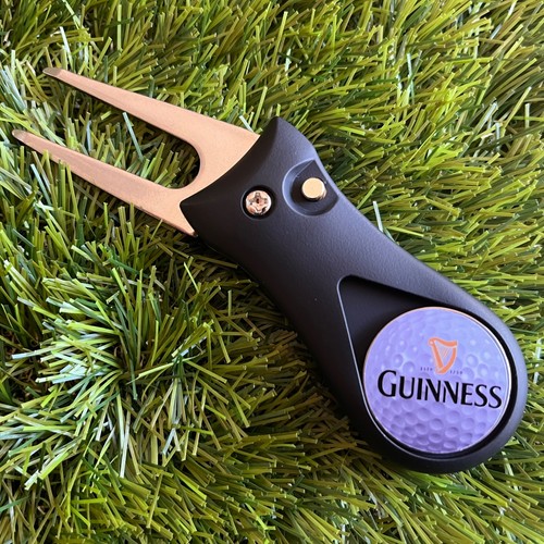 Black golf divot repair - golf, tool
