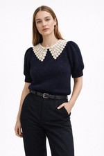 Zara Peter Pan Lace Collar