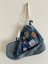 Punkyfish Blue Denim Boot