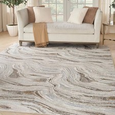 Glitz Gold Marble Rug