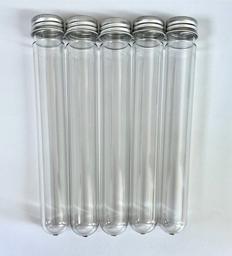 Plastic test tubes with - tubes, screw