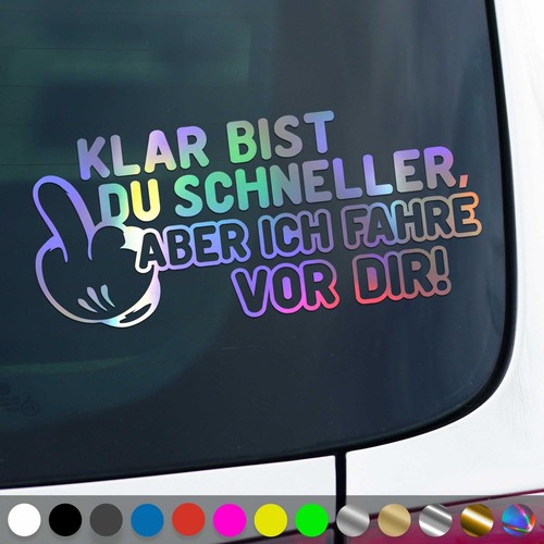 Clear you faster - clear, sticker