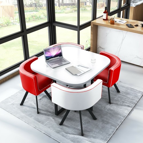 Wood dining table and chairs - wood,