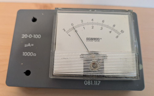 Micro ammeter vintage - micro, ammeter,