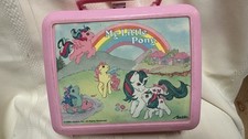 Vintage 1986 My Little Pony Lunch Box & 1987 Hasbro Thermos by Aladdin Plastic
