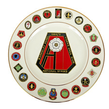 Miners Strike Plate Yorkshire