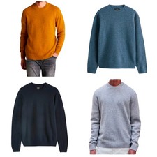 Ex Next mens lambswool crew
