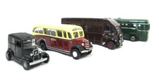 Set of 4 x N Gauge Oxford Diecast Commercial Vehicles