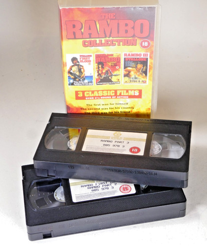 The rambo collection vhs - the, 2
