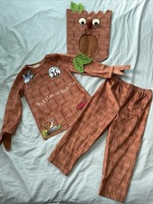 Tu Kids Stick Man Costume Outfit Fancy Dress World Book Day 3-4 Years Halloween