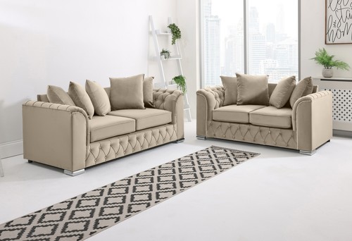 Malibu chesterfield sofa - 3+2,