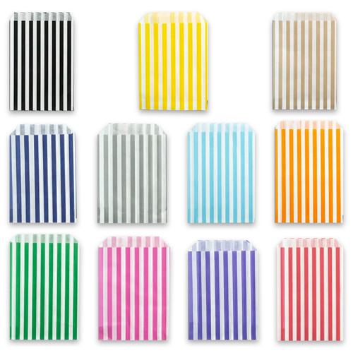 Candy stripe paper bags party - candy,