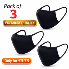 3 X Cotton Face Mask