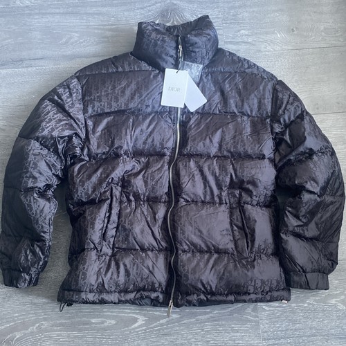 Dior men black puffer jacket - black,