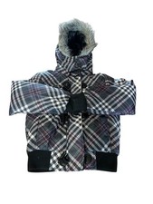 NEW girls kids coat fur hood