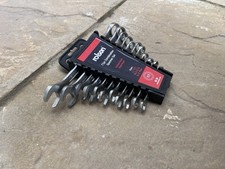 11-Piece Metric Spanner Set (6–19 mm) – in Case