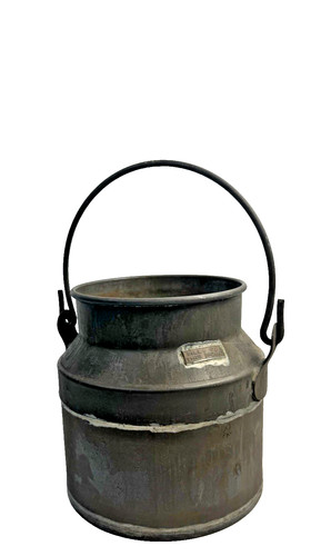 Old vintage tin metal cream - metal,