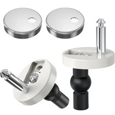 2x Toilet Seat Hinge Fixings