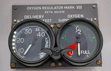 RAF  Ww2 Spitfire / Hurricane Mk 8 Oxygen Regulator  Reproduction.