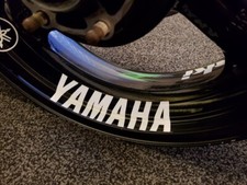 YAMAHA wheel stickers for YZF R1 R6 big bang R1M 2022 WR 450 FITS YAMAHA MOTO X