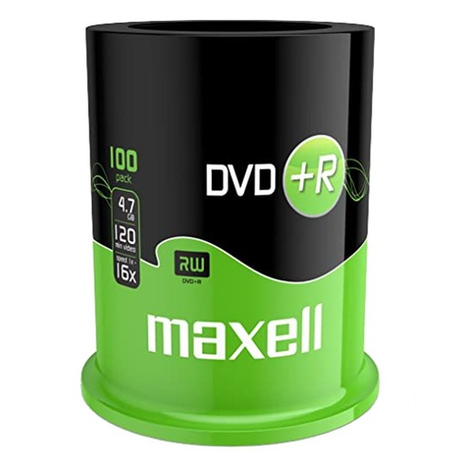 Maxell dvd 4 7gb 100 - dvd+r, 4.7gb