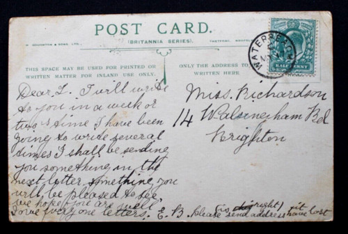 Waterbeach cambs postmark - ,