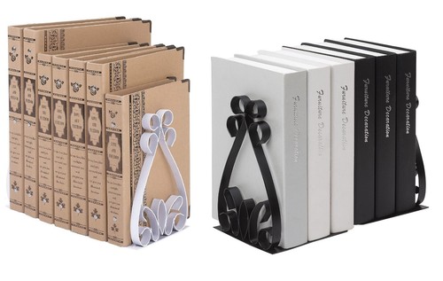 Book ends heavy duty metal - heavy,
