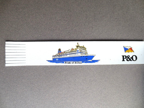 Leather bookmark o ferries - bookmark, &