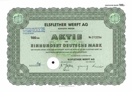 Elsflether werft 1978 - ag,