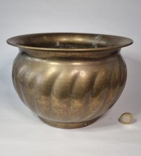 Vintage Brass Plant Pot
