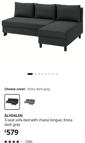 älvdalen3 seat sofa bed with - sofa-bed,