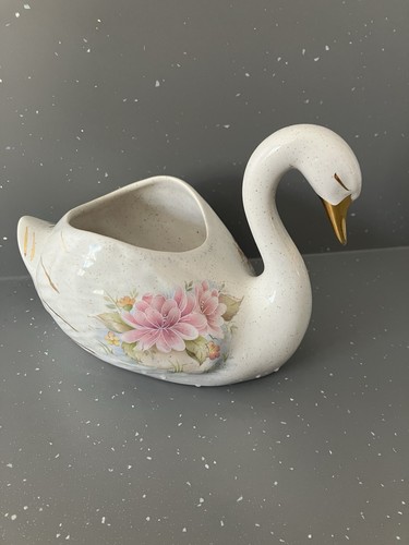 Vintage kernewek swan planter - kernewek,