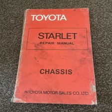 Toyota Starlet KP60 Chassis Repair Manual 1978