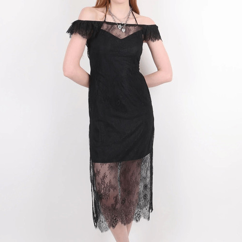 Rat and boa black lace - boa,