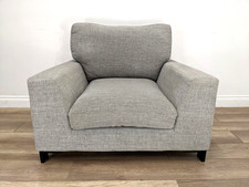 ARMCHAIR Grey Weave Fabric
