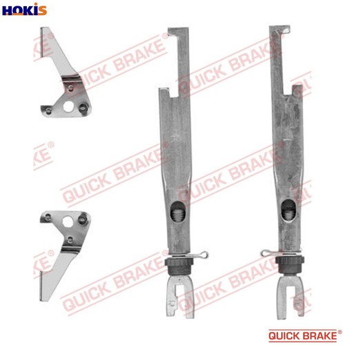 Adjuster set drum brake 102 - set, 53