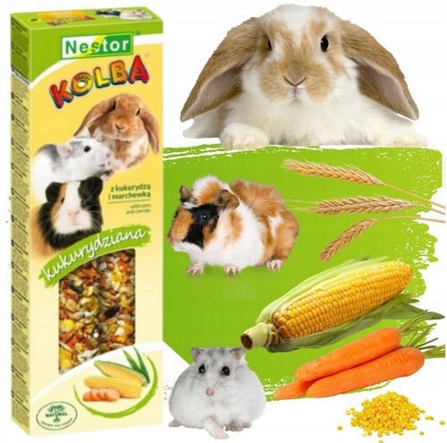Rabbit food corn sticks - 2x,