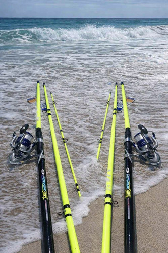 Power surf beachcaster - beachcaster, rod