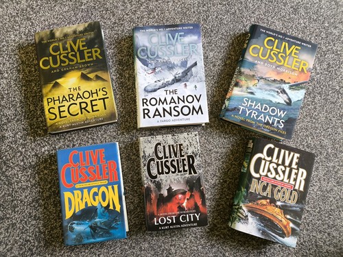 Clive cussler hardbackvbook - clive,