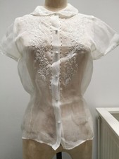 1940's vintage womens blouse  size 10/12