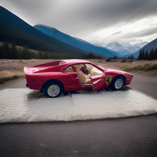 Vintage ferrari 288 gto shell - 288,