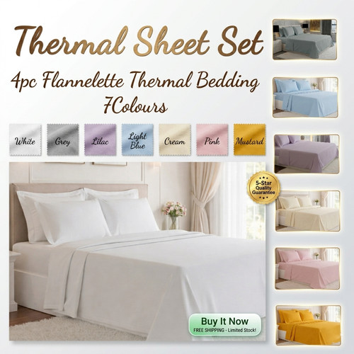 100 brushed cotton sheet set - 100%,