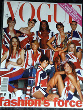 Vogue  January 2002 - Lovely Smooth Copy - Ideal Gift Quality - TOP MODELS Cover