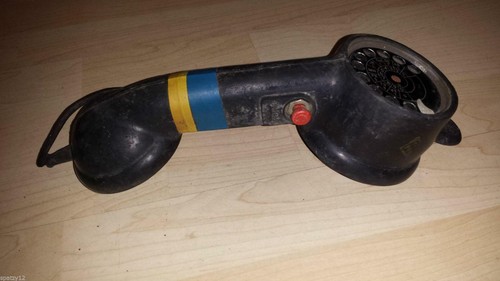 Vintage rubber rotary dial - rubber,
