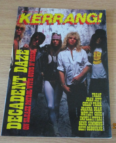 Vintage kerrang magazine 198 - vintage, #198