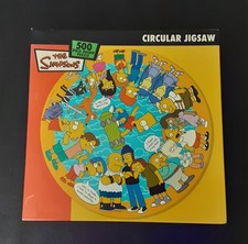 Simpsons Circular Jigsaw Puzzle (500 Pieces)