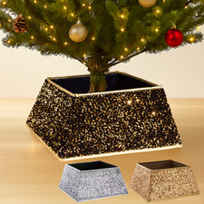 Christmas Tree Skirt Glitter