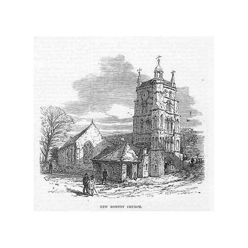 Kent view new romney church - view,