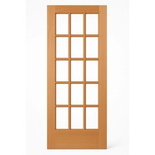 PREMDOR Unfinished External Hardwood 15L Unglazed Door + Nationwide Delivery